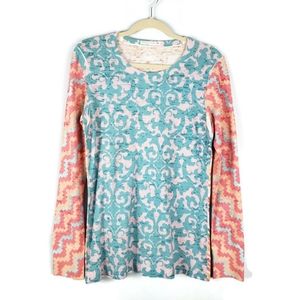 Sundance Whimsy Rose graphic print shirt